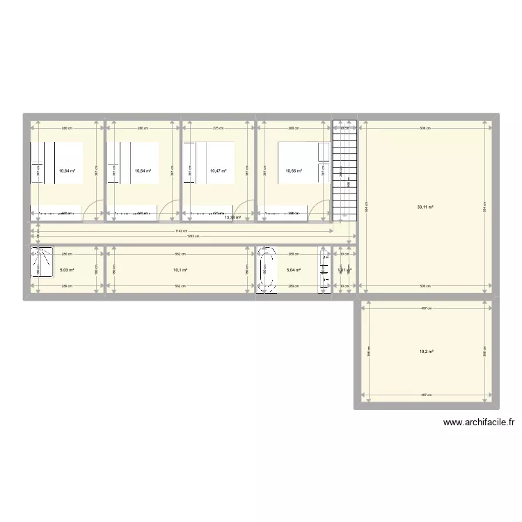soulac R+1 v2. Plan de 
