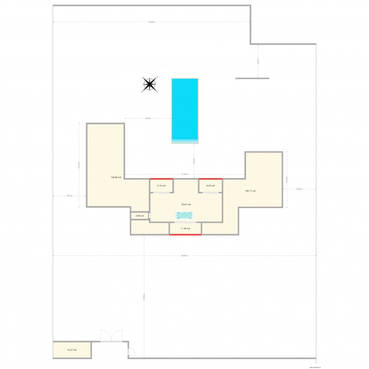 Combles v3. Plan de 0 pièce et 0 m2