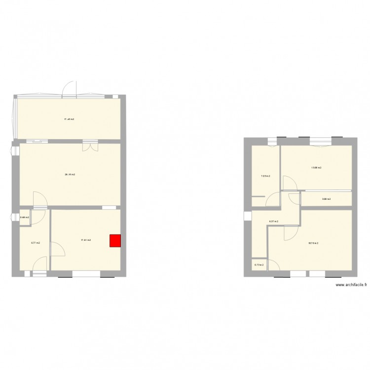 MAISON travaux fini. Plan de 0 pièce et 0 m2