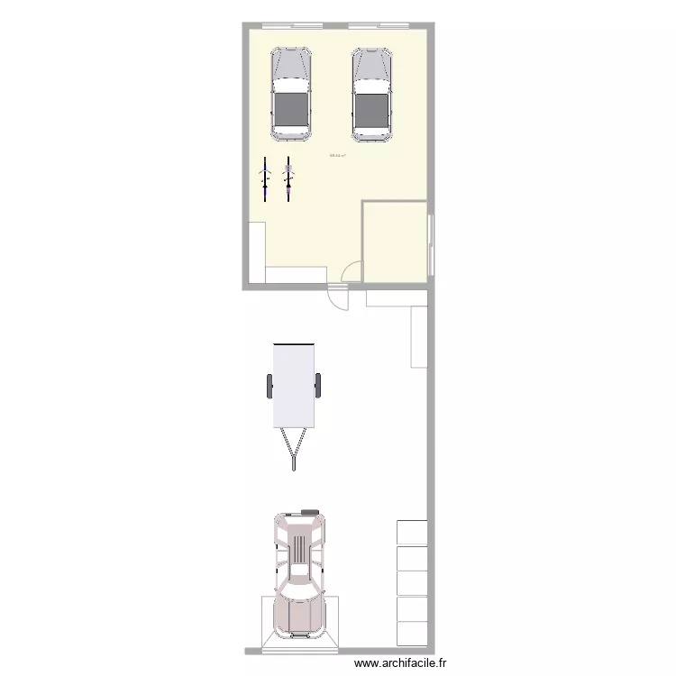 miellerie am&eacute;nagement appenti. Plan de 
