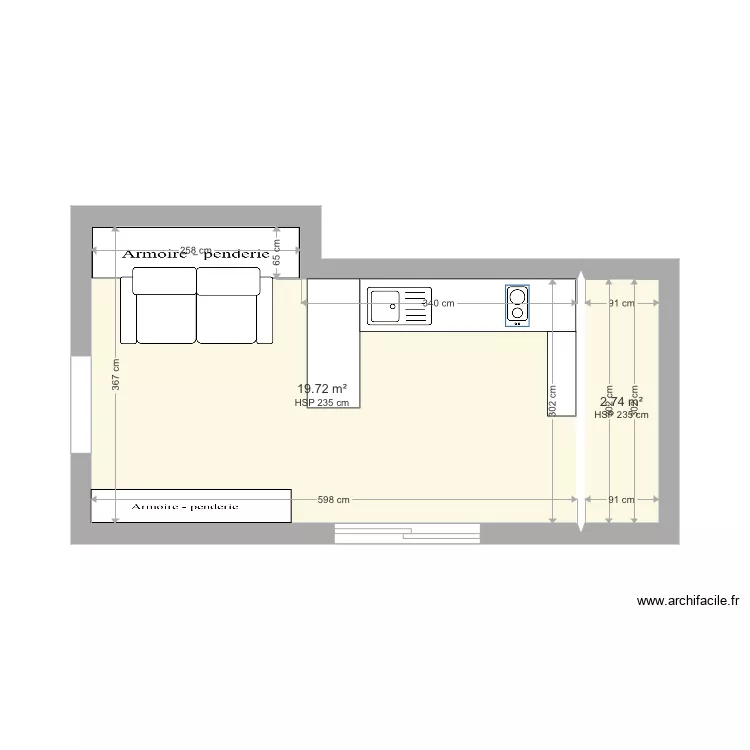 Studio2. Plan de 