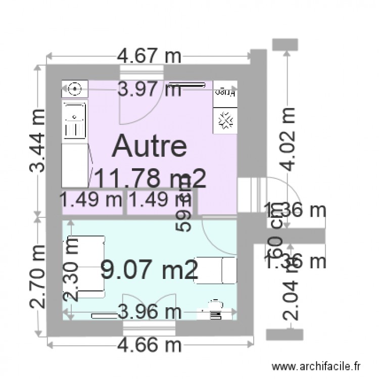 agrandissement 10. Plan de 0 pièce et 0 m2