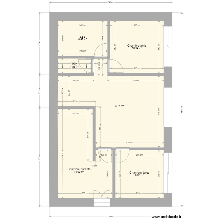 RénoT4EtageOct21. Plan de 0 pièce et 0 m2