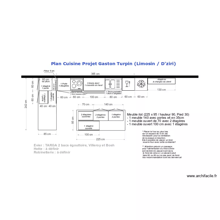 PlanCuisinePourCuisiniste. Plan de 