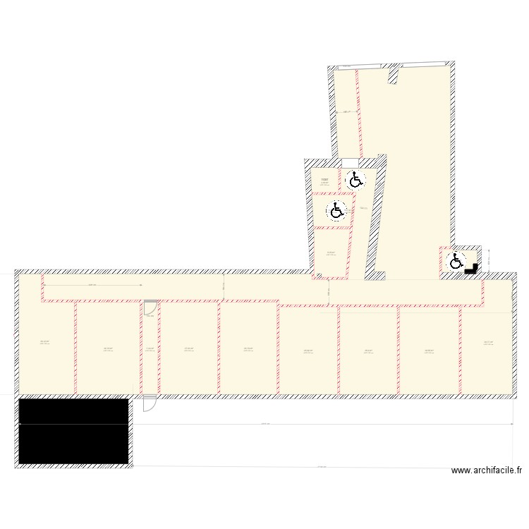  MEDOC V1 8 LAB. Plan de 15 pièces et 446 m2