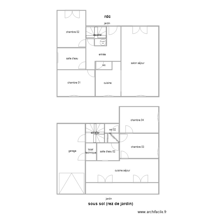 renaudin. Plan de 0 pièce et 0 m2