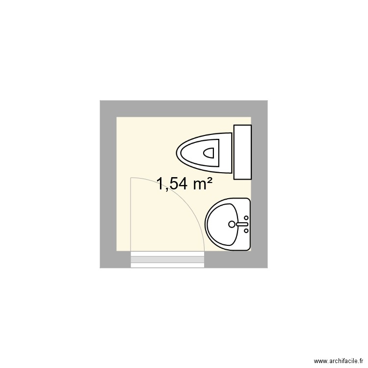 Sanitaire R1 ch 110. Plan de 0 pièce et 0 m2