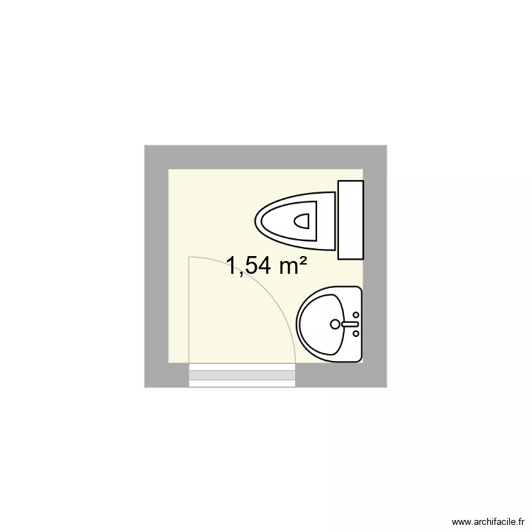 Sanitaire R1 ch 110. Plan de 
