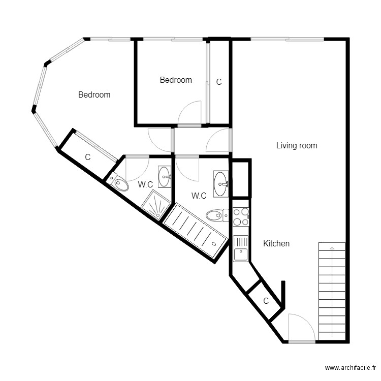 Sukha. Plan de 0 pièce et 0 m2