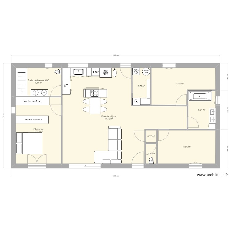 Callas construction 2. Plan de 9 pièces et 106 m2