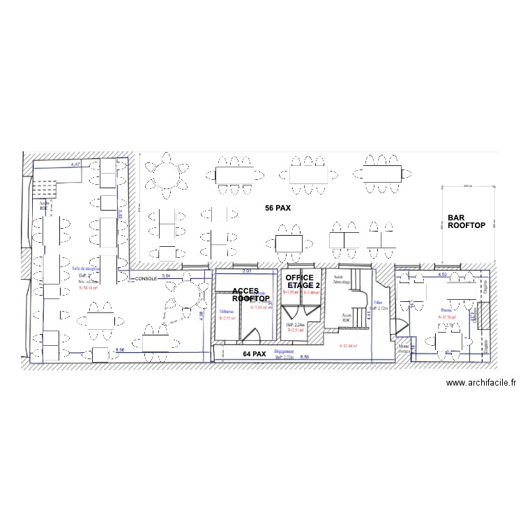 1ERE ETAGE . Plan de 0 pièce et 0 m2