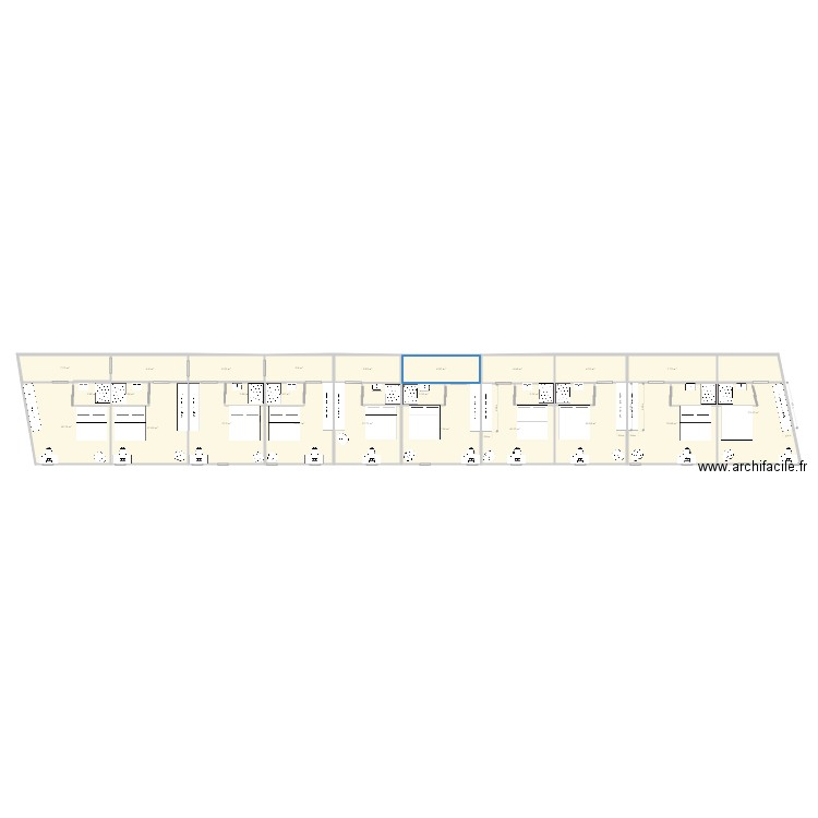 courcelle distribution espace rdc. Plan de 0 pièce et 0 m2