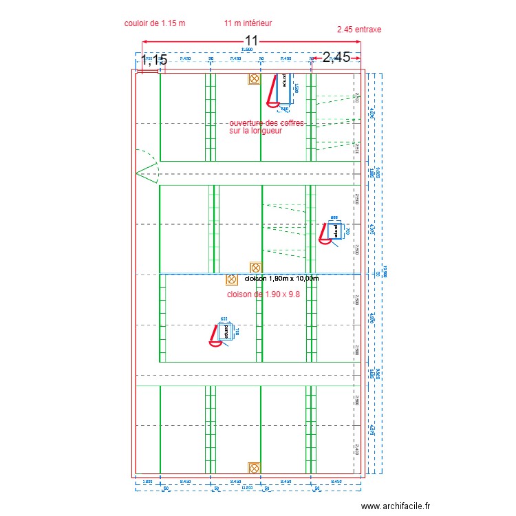 collot modifie. Plan de 0 pièce et 0 m2