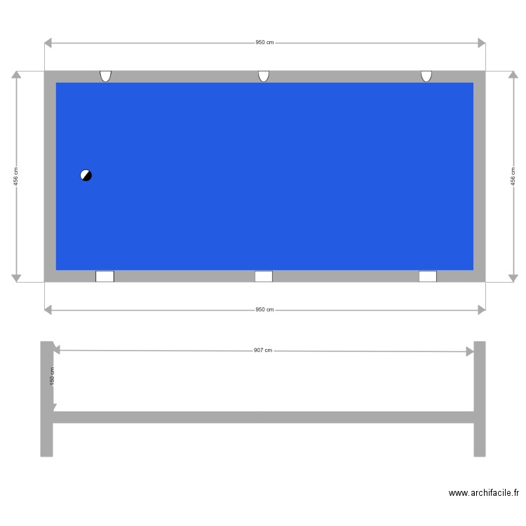 Piscine Viggianello. Plan de 0 pièce et 0 m2