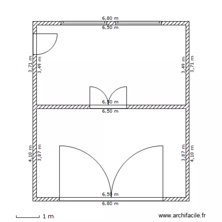 atelier . Plan de 