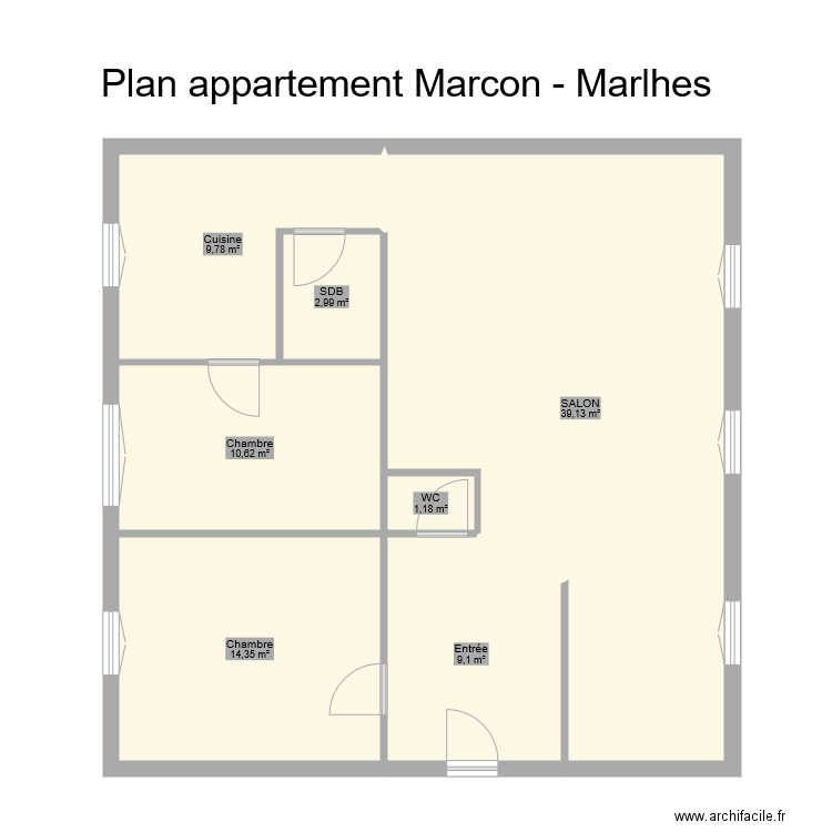 plan Marcon  Marlhes. Plan de 0 pièce et 0 m2