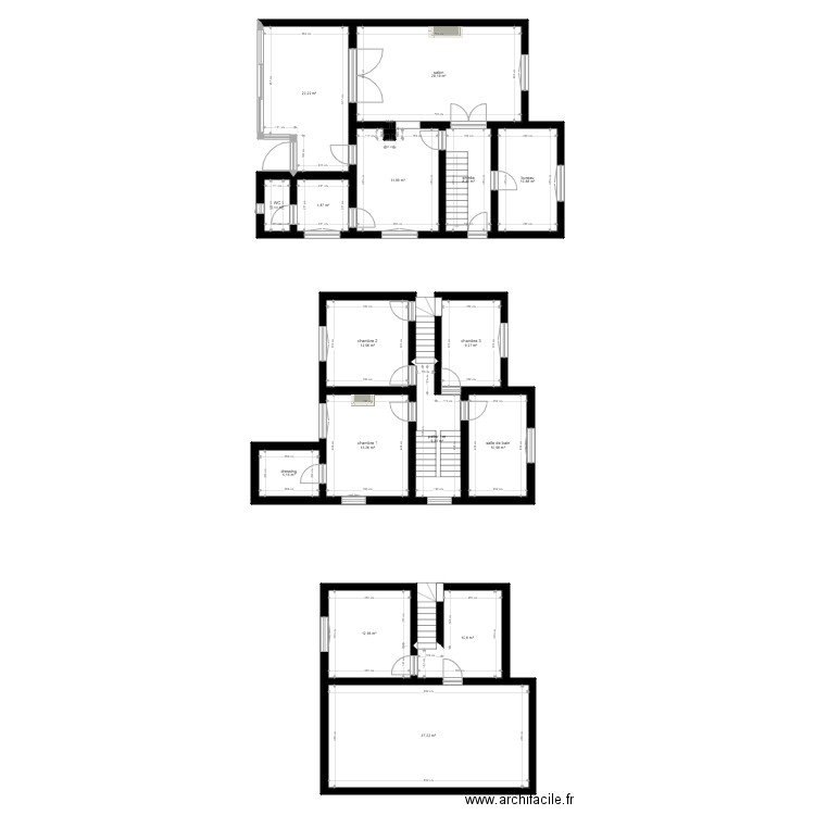 Plan travaux 1. Plan de 0 pièce et 0 m2