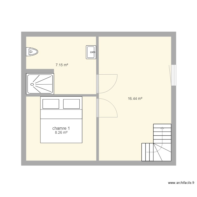 max etage dispo. Plan de 0 pièce et 0 m2