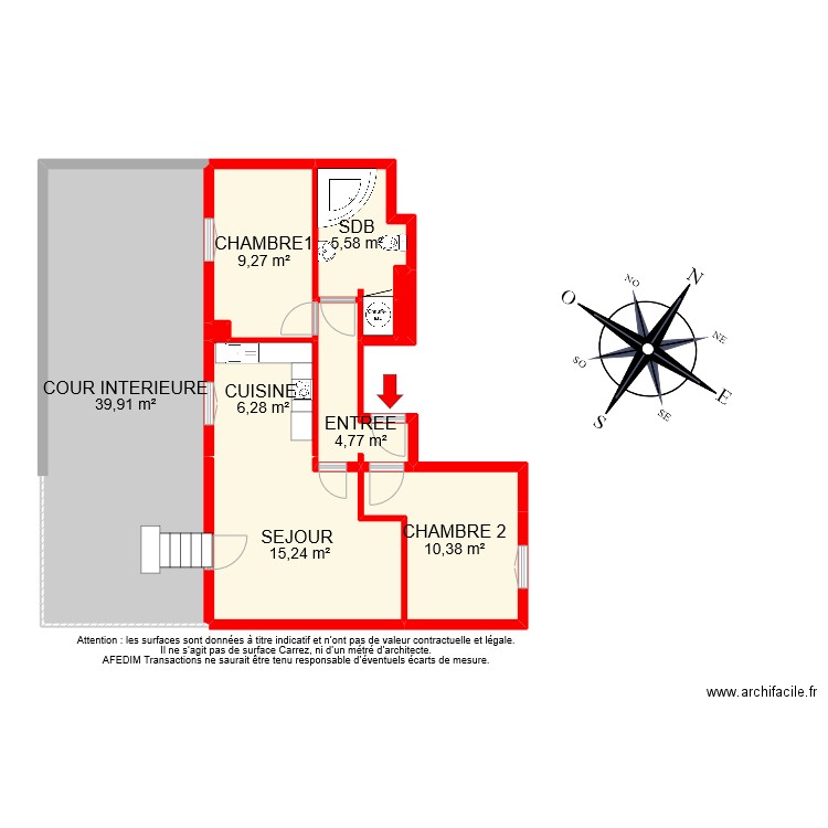 BI12173 APPRT. Plan de 0 pièce et 0 m2