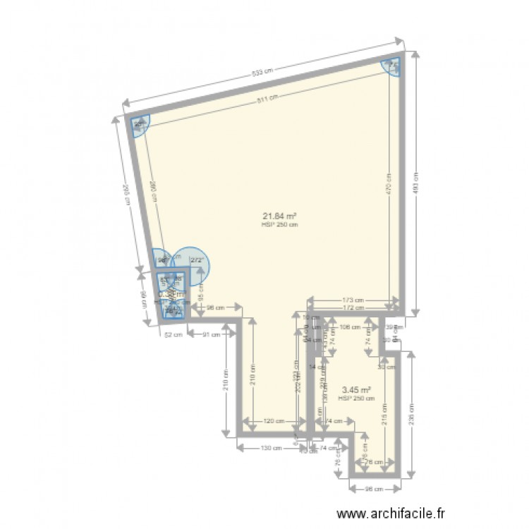 PLAN appt 301 201 101 et 401 . Plan de 0 pièce et 0 m2