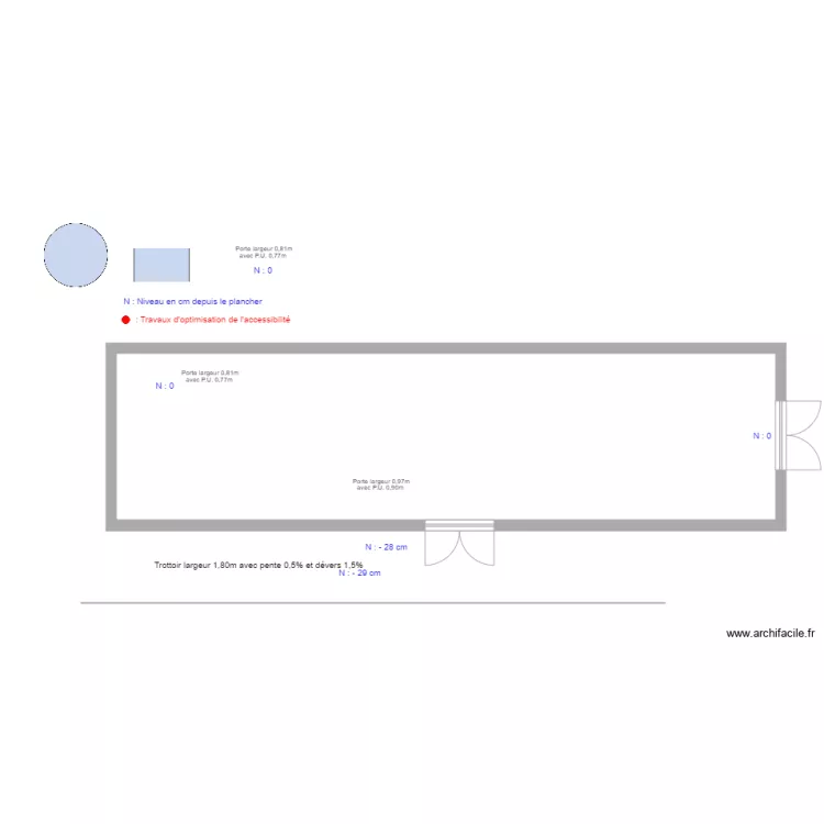 Restaurant de la Gare &agrave; Ligni&egrave;res Bouton. Plan de 