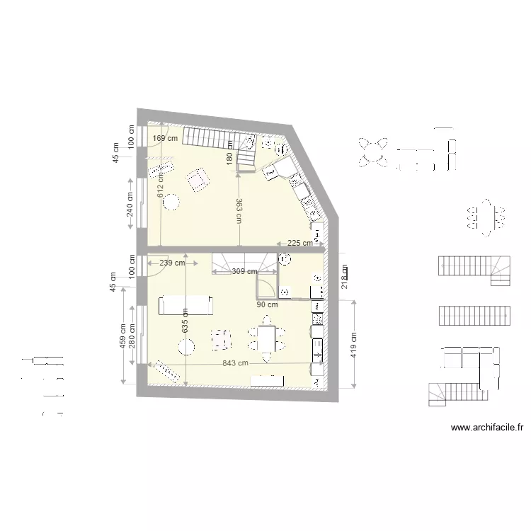 Plan remise  rez de jardin 1 V 2 06/05/2022. Plan de 