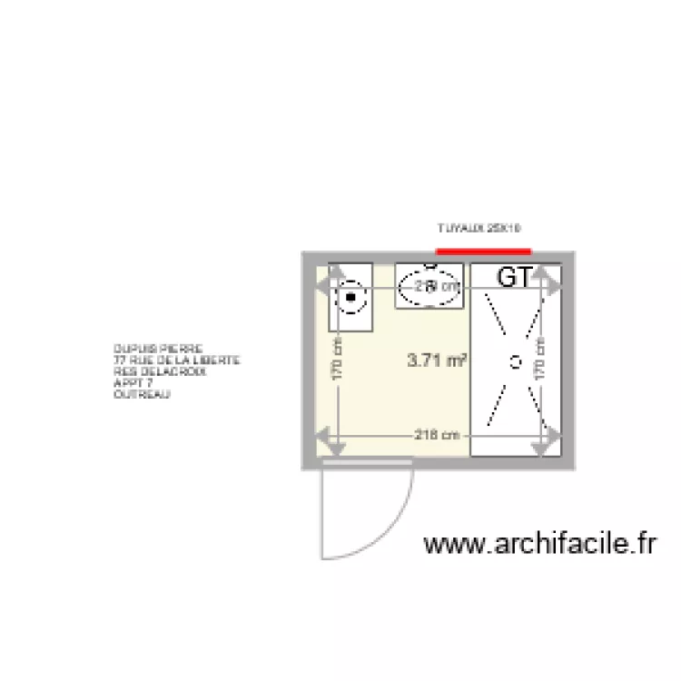 DUPUIS PIERRE . Plan de 