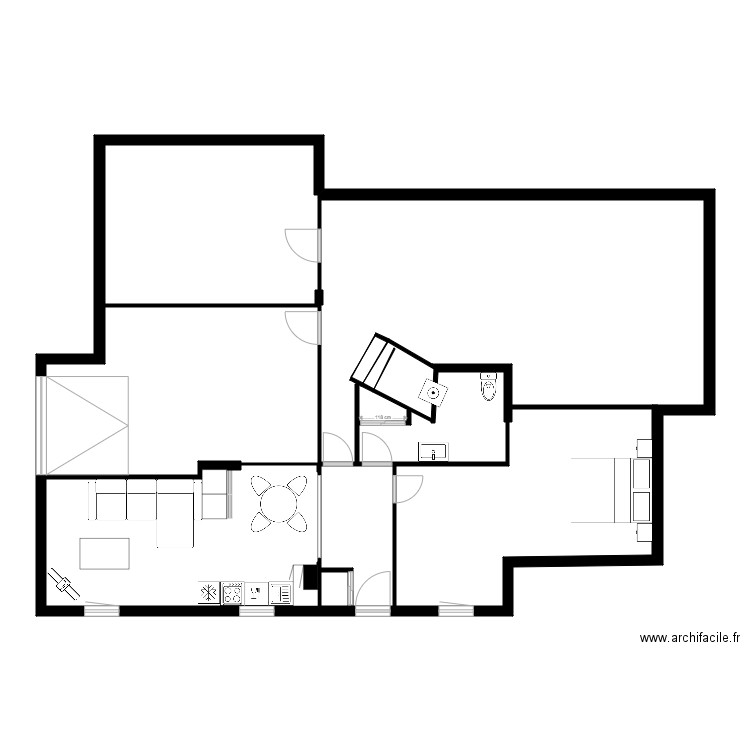 sous sol gap nouveau5. Plan de 0 pièce et 0 m2