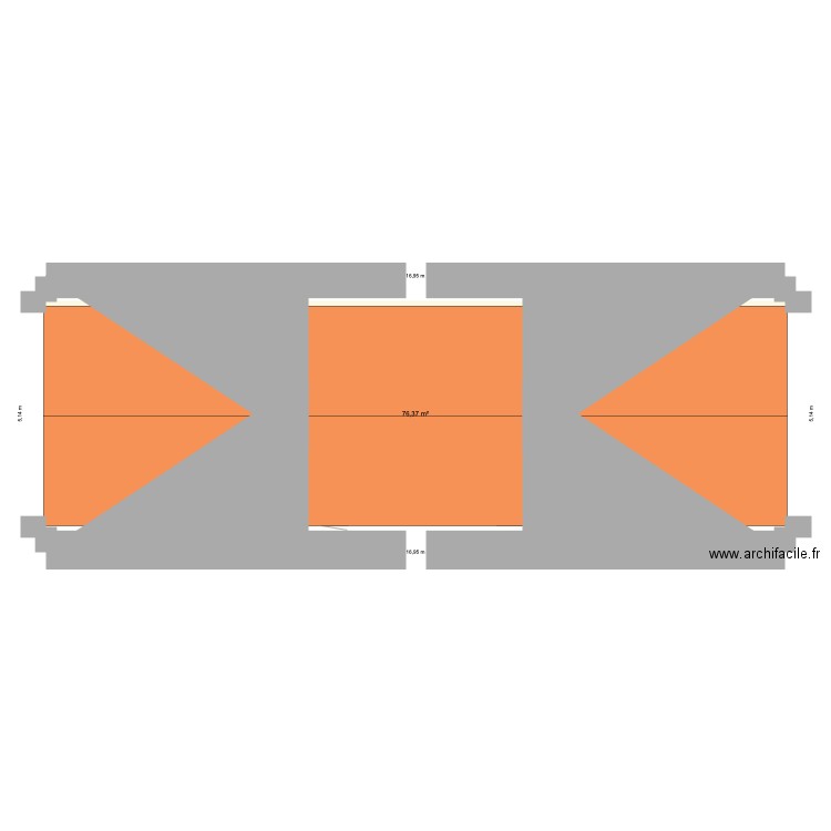 perche. Plan de 0 pièce et 0 m2