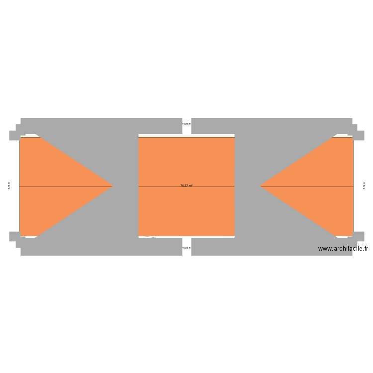 perche. Plan de 0 pièce et 0 m2