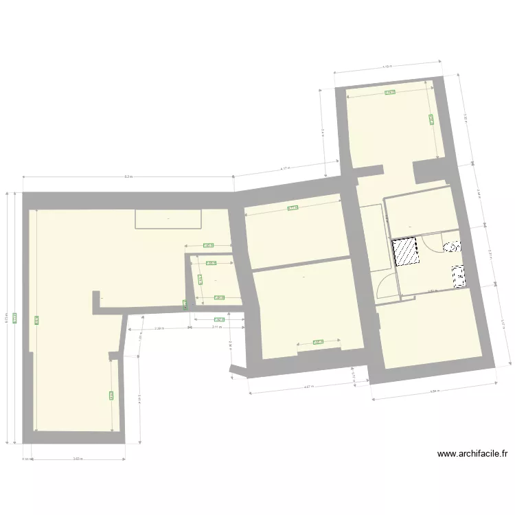 Maison 7. Plan de 