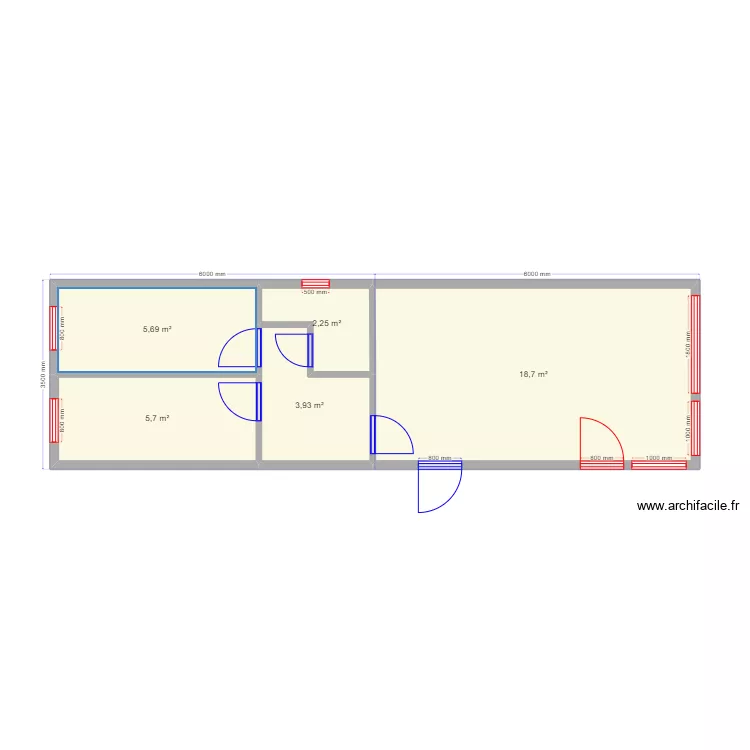 кркркр. Plan de 