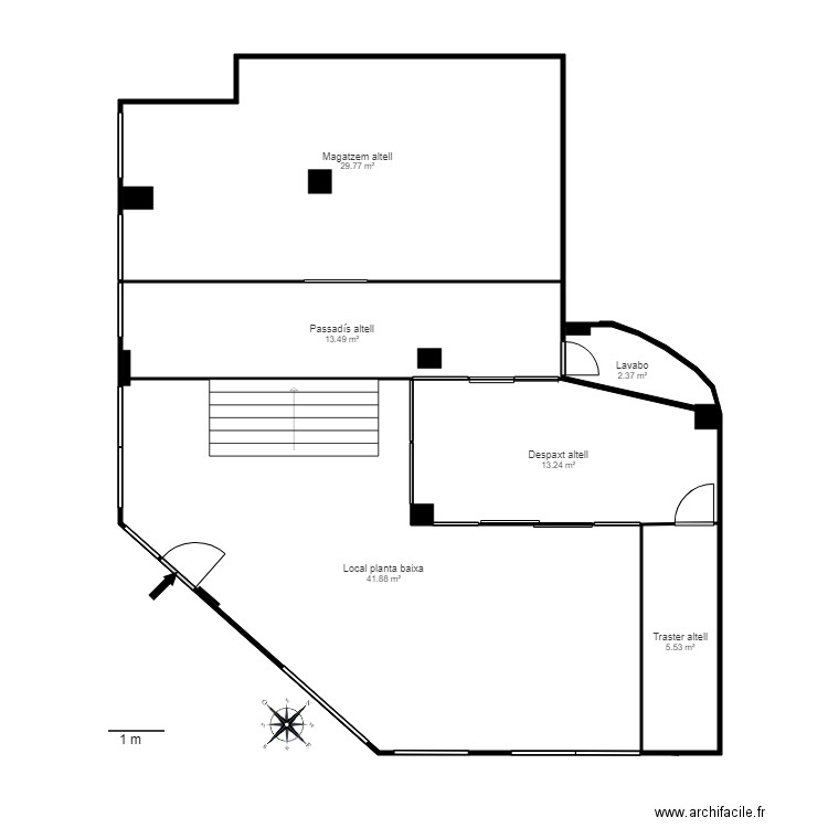 ed portal dels vilars local 2. Plan de 0 pièce et 0 m2