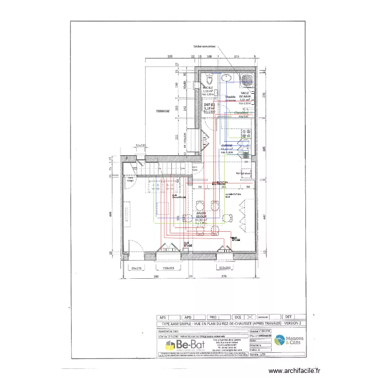 LENS 49 TYPE AAM simple rez chauss&eacute;e AAE 2022. Plan de 
