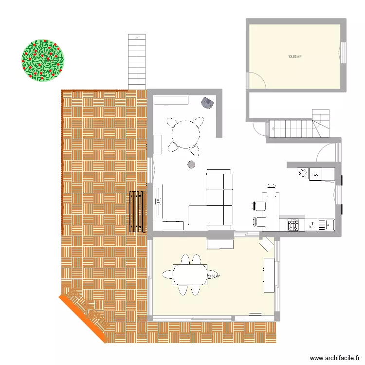 maison suite. Plan de 