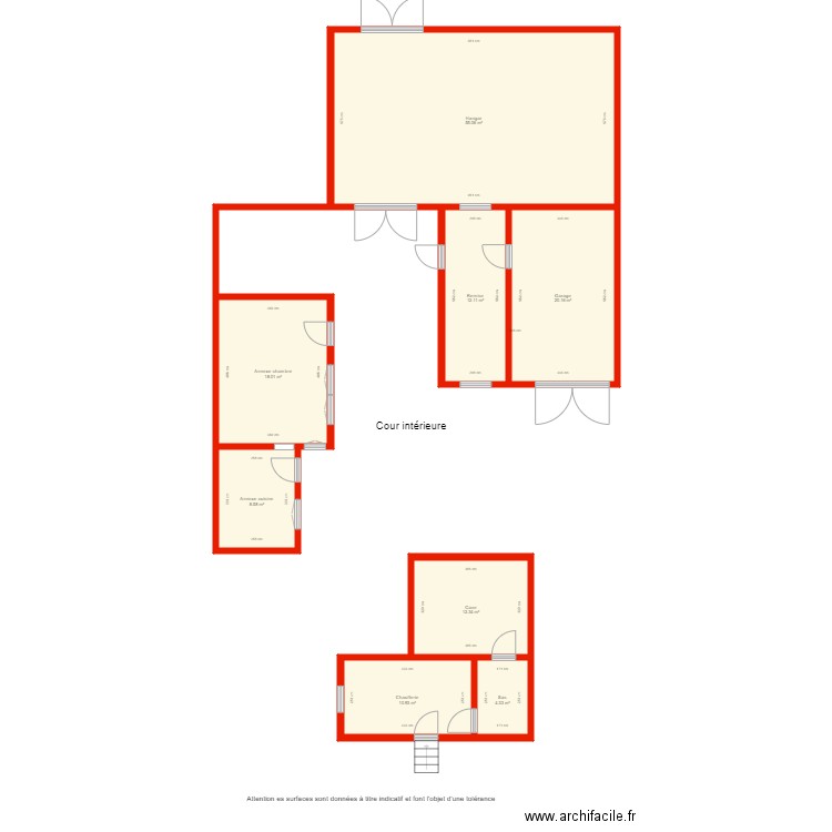 BI 3252  Annexes côtées. Plan de 0 pièce et 0 m2