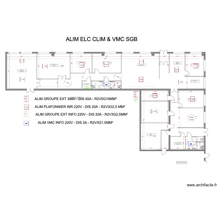 SGB CLIM VMC. Plan de 0 pièce et 0 m2