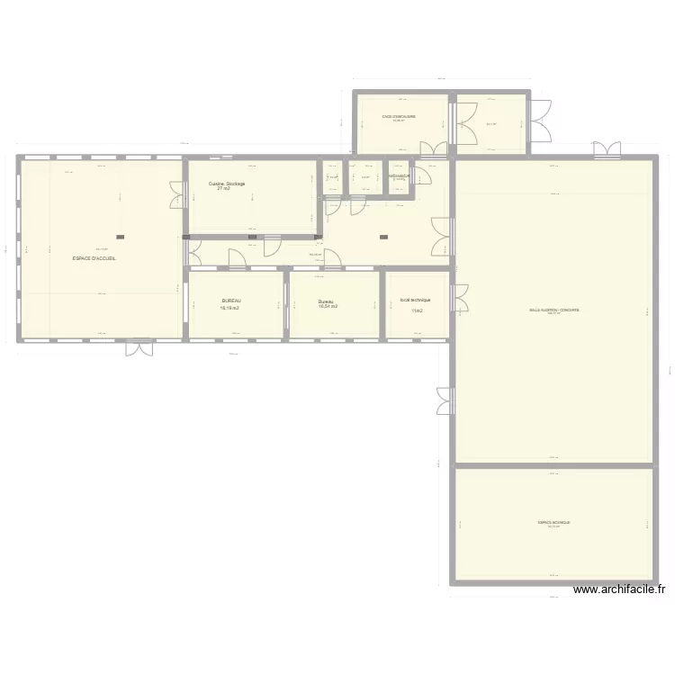 RC et SALLE AUDITION IMPULSE maj 25-07-23. Plan de 