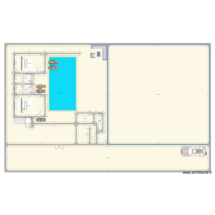 2 x 500m2. Plan de 2 x 500m2. Plan de