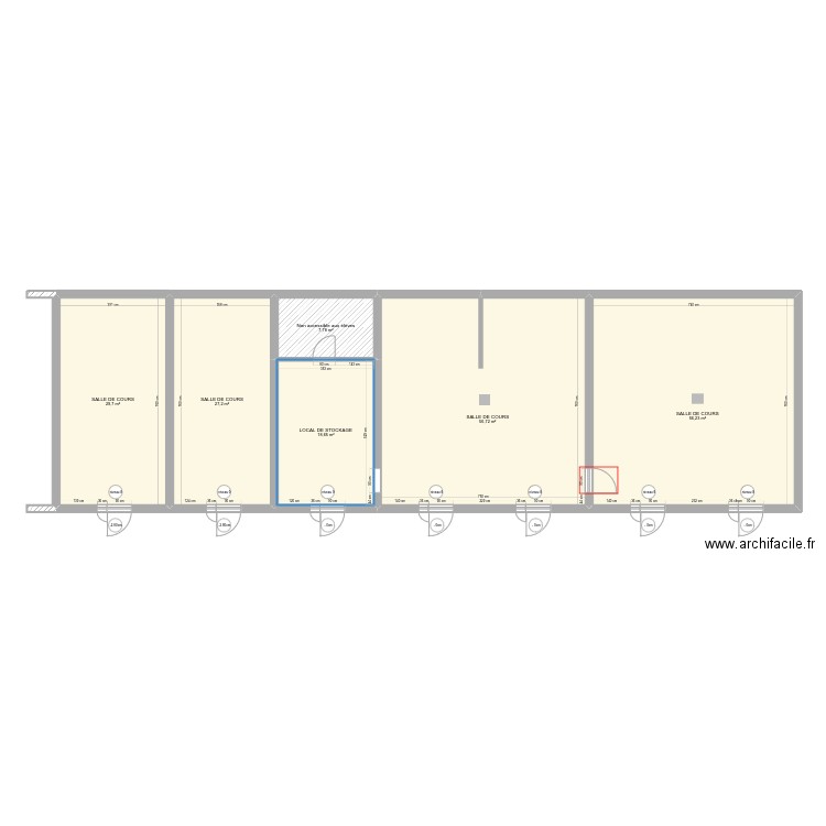 Ferme école primaire. Plan de 0 pièce et 0 m2