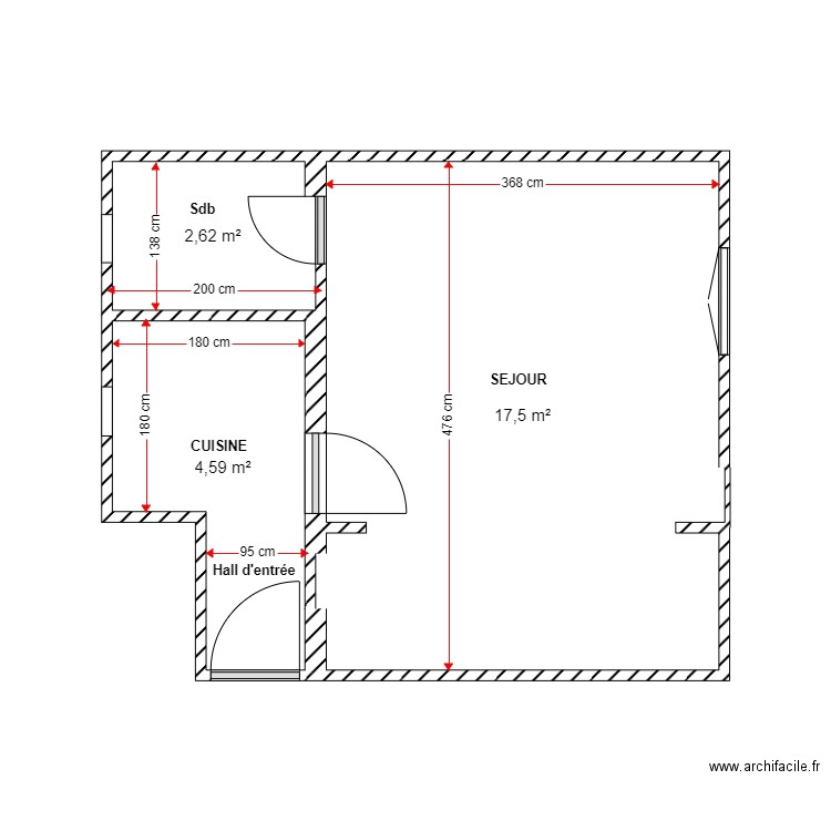 Appart Pavillons. Plan de 0 pièce et 0 m2