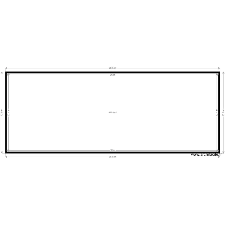 LOCAL MONTCHAT. Plan de 