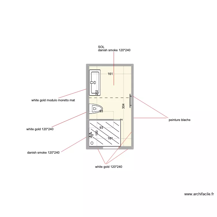 SDB d&eacute;tails 2. Plan de 