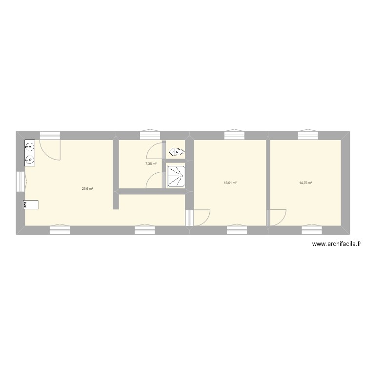 Maison avant. Plan de 0 pièce et 0 m2