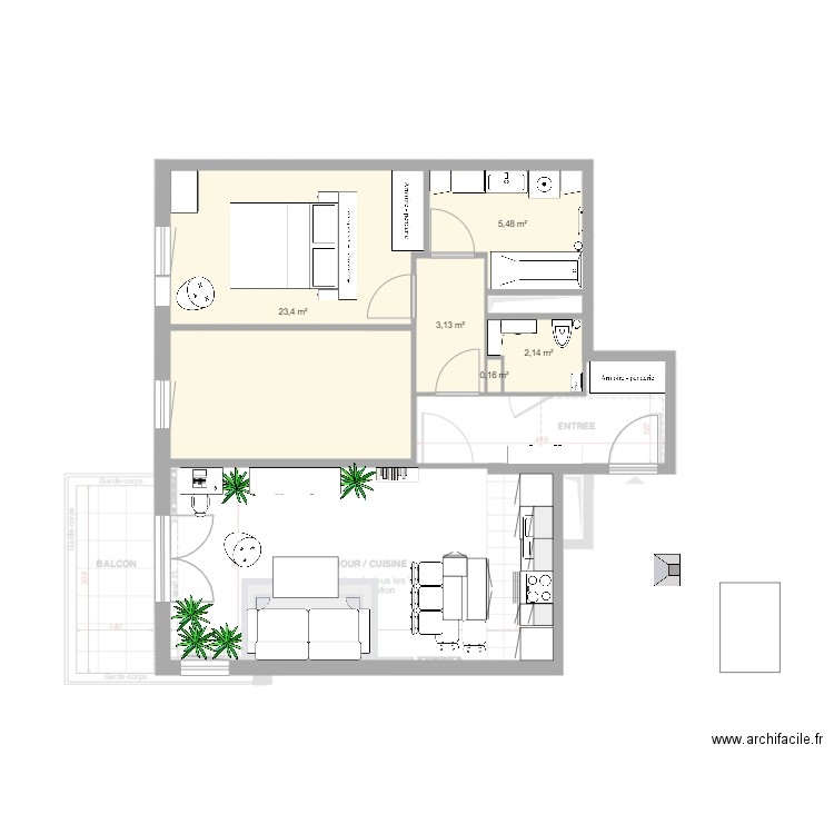 CachCach 1. Plan de 0 pièce et 0 m2