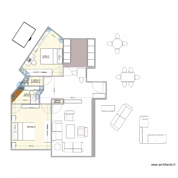 appart pg sommeillier meuble 3. Plan de 