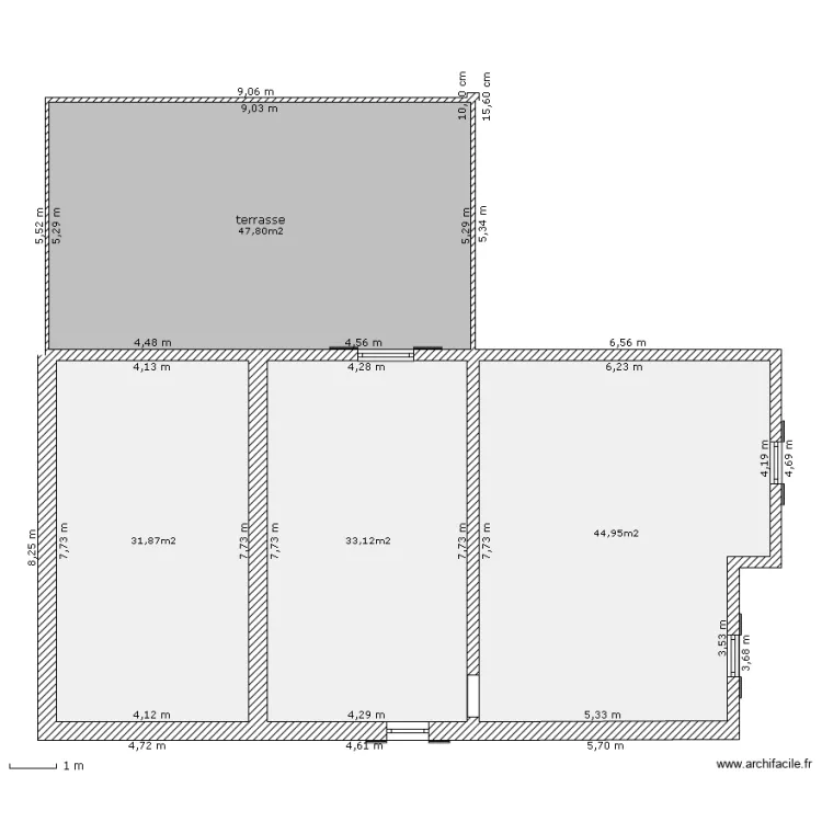nouveau roy 1er. Plan de 