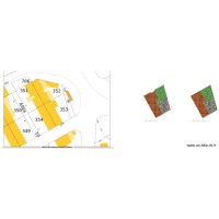 Plan de masse (sur cadastre)