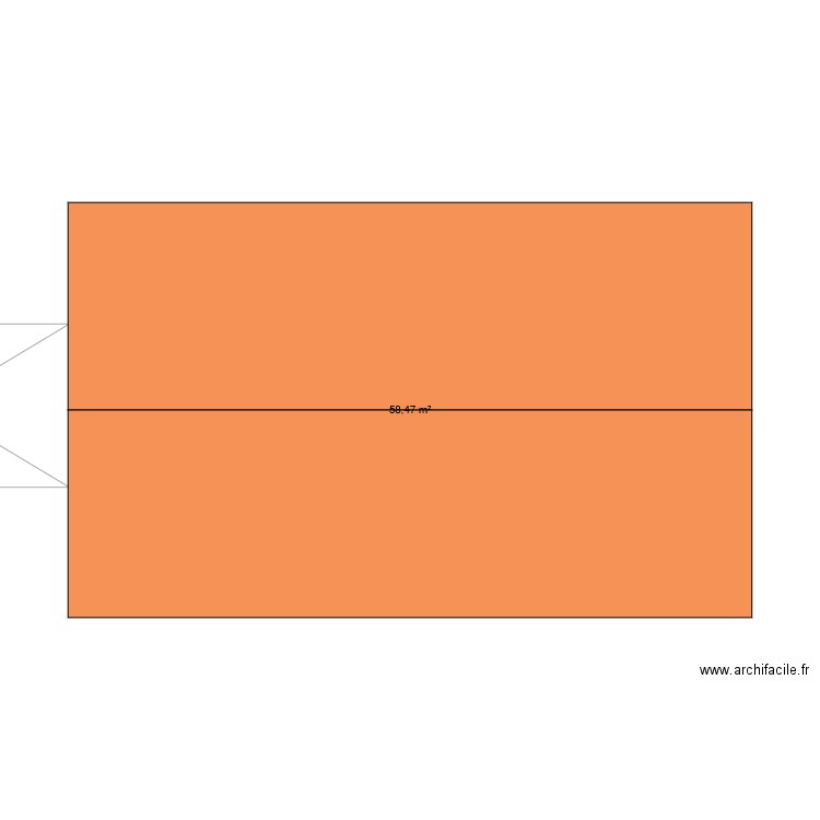 Garage Betton. Plan de 1 pièce et 58 m2
