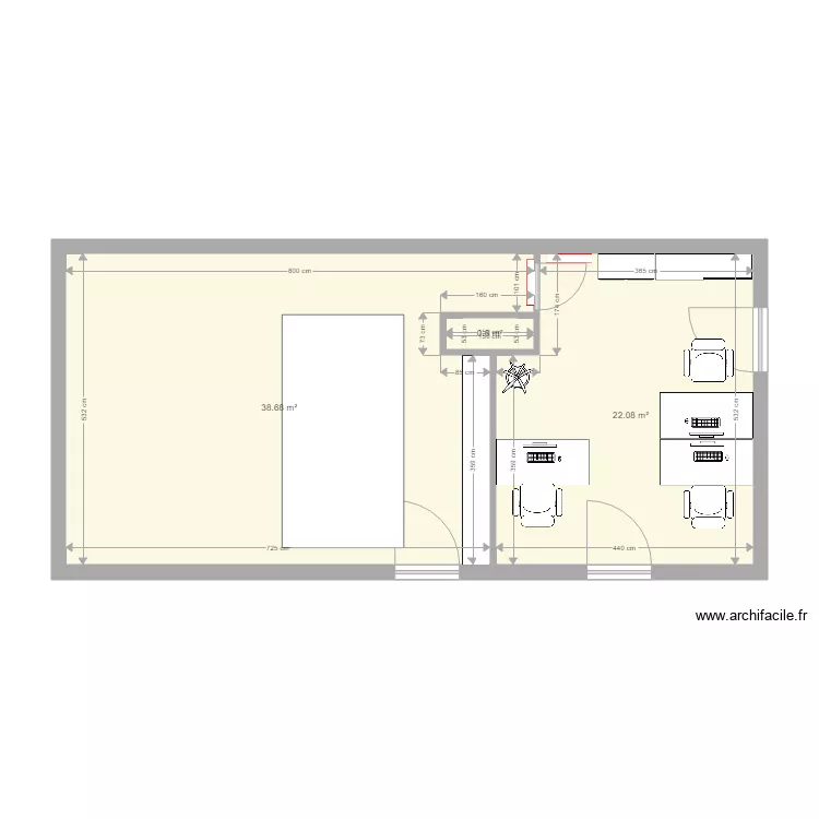 BUREAU ACTUEL. Plan de 